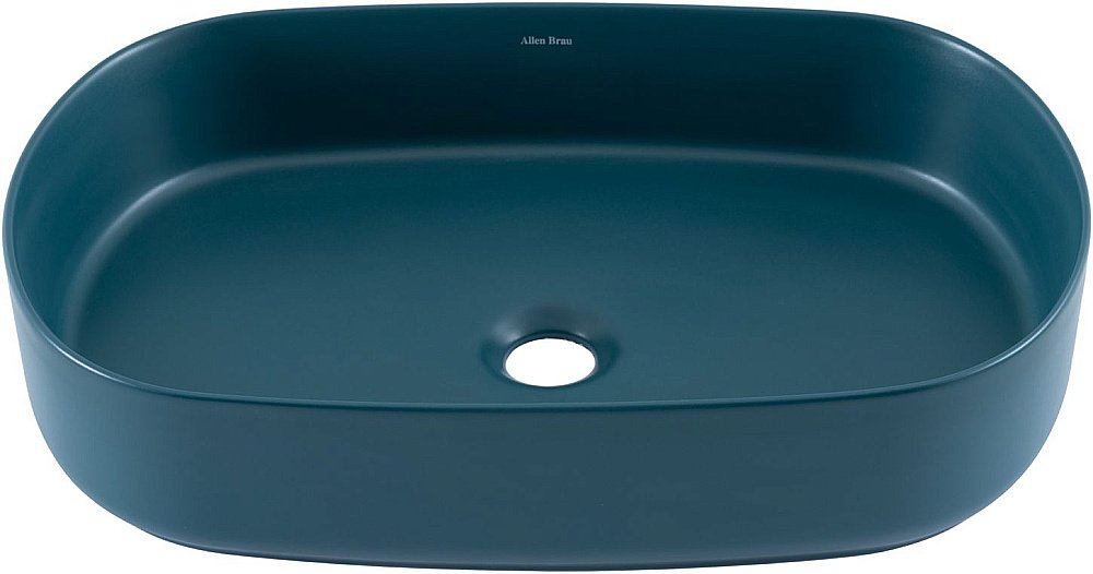 Раковина Allen Brau Fantasy Oval 55 4.11022.PT петроль матовый купить в интернет-магазине Sanbest