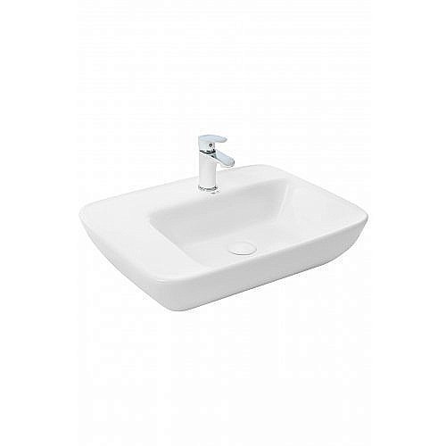 Раковина накладная WeltWasser WW ELBACH 1004 58 белая купить в интернет-магазине Sanbest