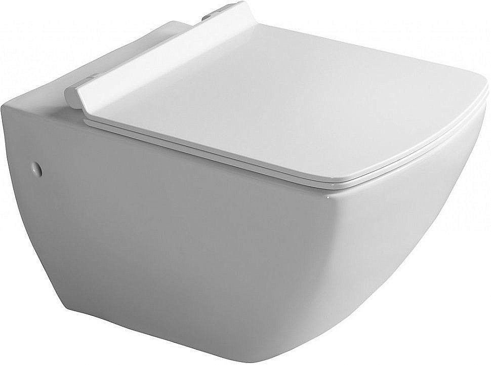 Унитаз подвесной Isvea Purita 10PL02007SV белый, безободковый купить в интернет-магазине Sanbest
