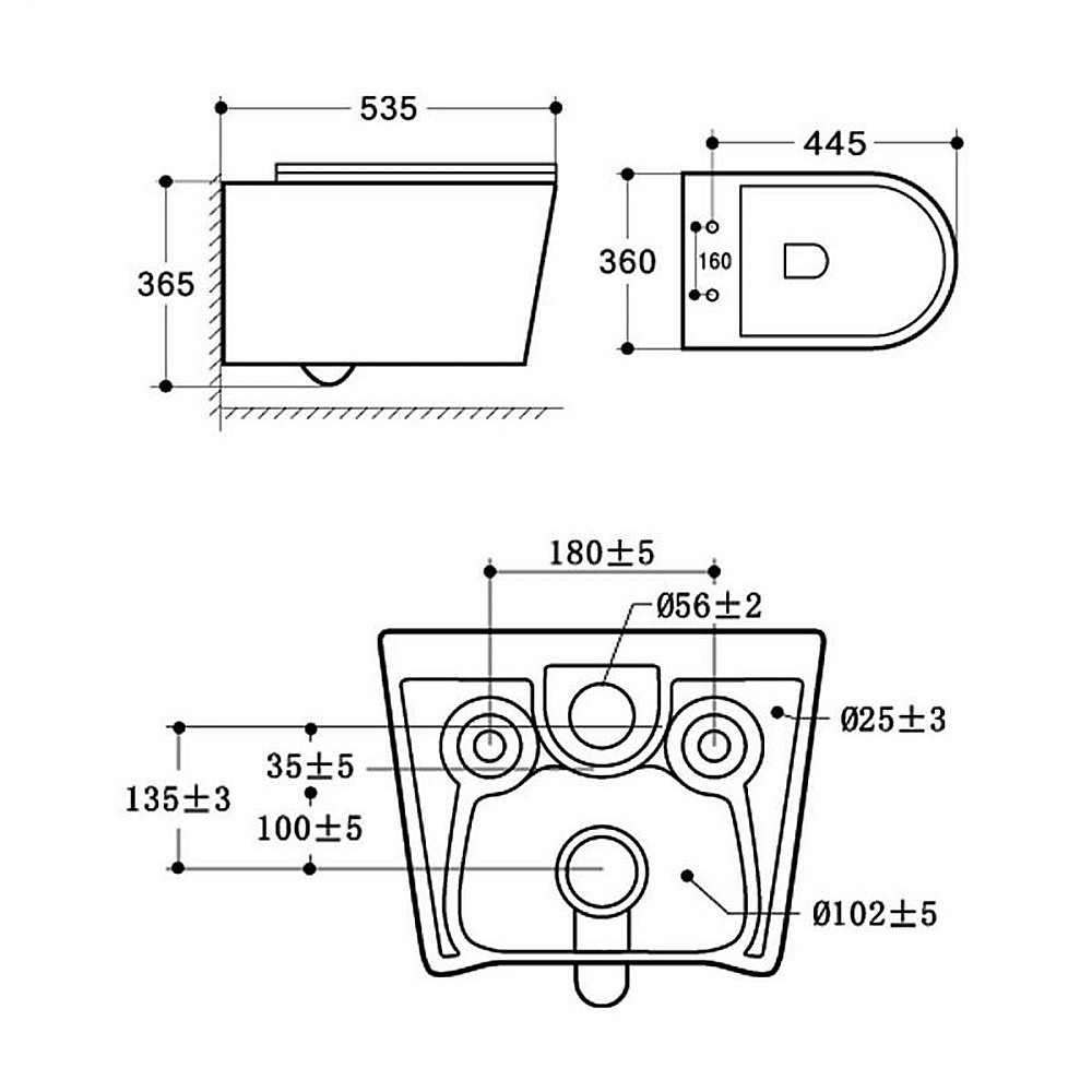 Унитаз подвесной Vincea CUTE VT1-24 безободковый, с крышкой микролифт, белый купить в интернет-магазине Sanbest