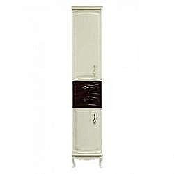 Пенал Misty Флоренция 39,5 бежевый/коричневый левый купить в интернет-магазине сантехники Sanbest