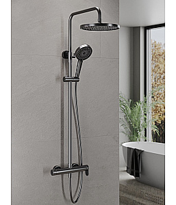 Душевая система Agger Sweet A2791255 оружейная сталь матовая купить в интернет-магазине сантехники Sanbest