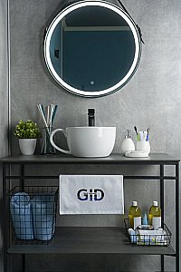 Раковина накладная Gid Creativo 40 N9055 51186 белая купить в интернет-магазине Sanbest