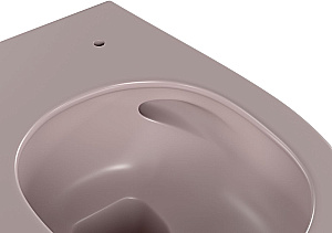 Унитаз подвесной Allen Brau Fantasy 3 Vortex 4.11035.TP коричневый матовый, с крышкой микролифт, слив торнадо купить в интернет-магазине Sanbest