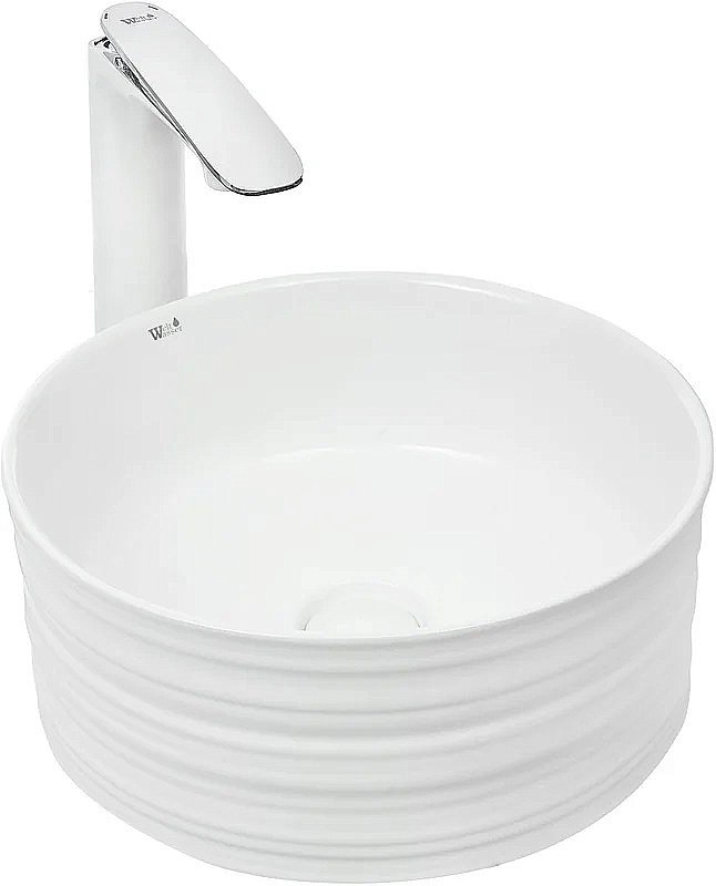 Накладная раковина WeltWasser WW ELBACH 3272 40,5 белая купить в интернет-магазине Sanbest