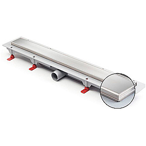 Душевой лоток Azario Klasik 65 AZ-CH 650 KN хром матовый купить в интернет-магазине Sanbest