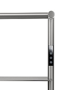 Полотенцесушитель электрический WONZON & WOGHAND DÜSSELDORF, Брашированный никель (WW-A208-BR) купить в интернет-магазине сантехники Sanbest