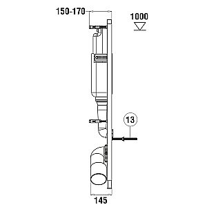 Унитаз с инсталляцией WeltWasser MARBERG 410 + BAARBACH 004 GL-WT + MAR 410 SE купить в интернет-магазине Sanbest