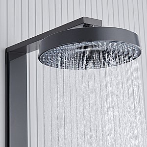 Душевая система Black&White Gravity GH-9005-GM оружейная сталь купить в интернет-магазине сантехники Sanbest