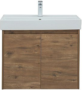 Тумба с раковиной Aquanet Nova Lite 298852 75 дуб рустикальный для ванной в интернет-магазине Sanbest