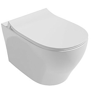 Унитаз подвесной Isvea Soluzione II 10MY02002SV белый, безободковый купить в интернет-магазине Sanbest