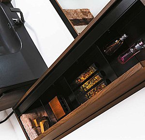 Пенал Armadi Art Vallessi дуб темный фактурный для ванной в интернет-магазине сантехники Sanbest