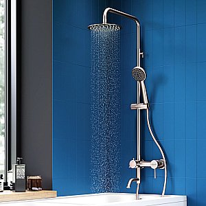 Душевая система Dorff Logic D0703000SS сталь купить в интернет-магазине сантехники Sanbest