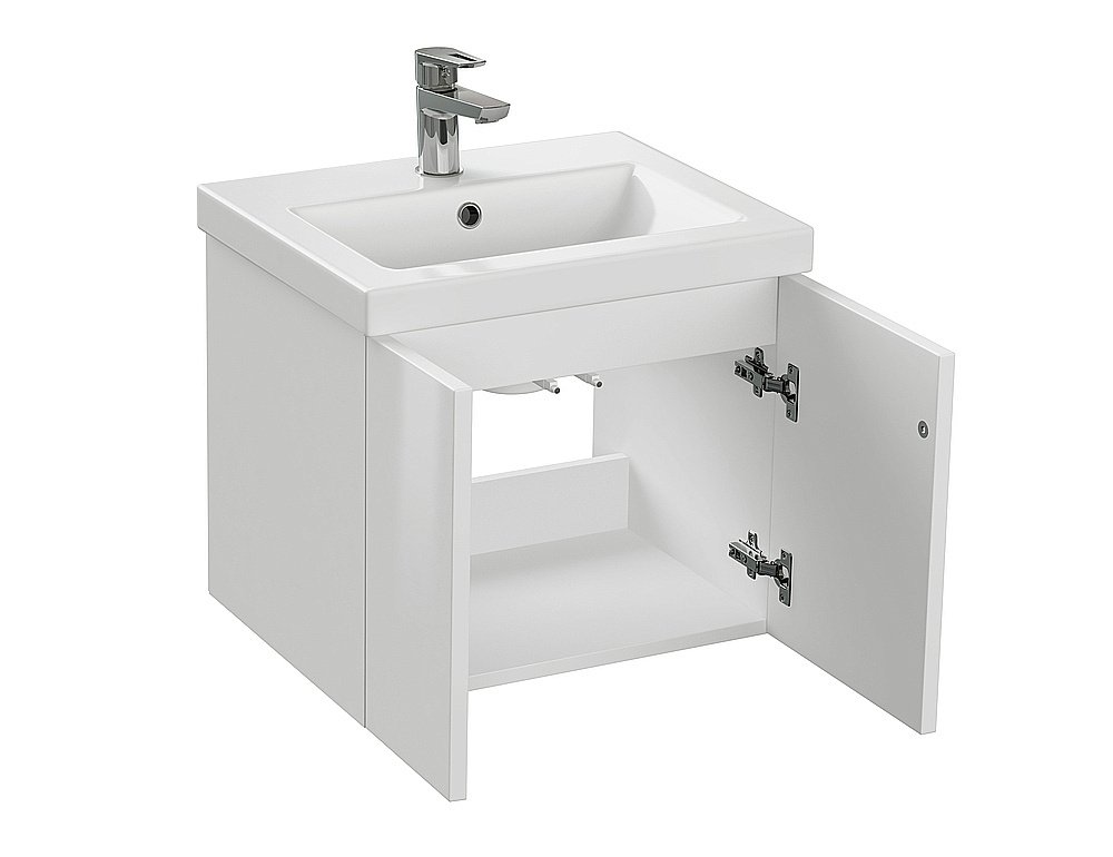Мебель для ванной подвесная Cersanit COLOUR 50 белая для ванной в интернет-магазине Sanbest