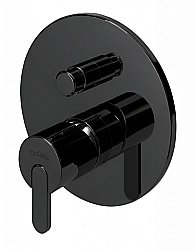 Смеситель для душа Cezares Leaf VDIM черный купить в интернет-магазине сантехники Sanbest