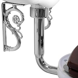 Унитаз Migliore Impero 30357 белый/хром купить в интернет-магазине Sanbest