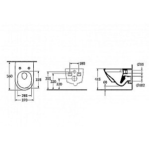 Унитаз Villeroy&Boch Subway 3.0 4670TS01 безободковый, с крышкой микролифт купить в интернет-магазине Sanbest