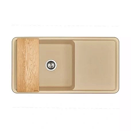 Мойка кухонная Акватон Беллис 97 латте купить в интернет-магазине сантехники Sanbest