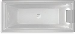 Ванна акриловая с подголовником справа Riho Still Square Led 170x75 купить в интернет-магазине сантехники Sanbest