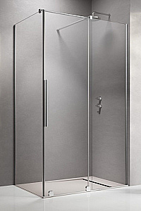 Душевой уголок Radaway Furo KDJ 130x70 R стекло прозрачное/профиль хром купить в интернет-магазине Sanbest