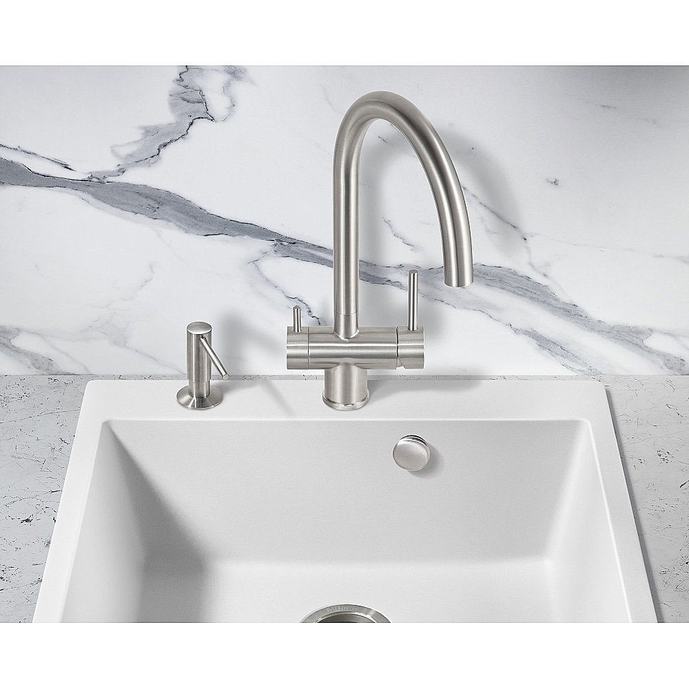 Смеситель для кухни Milacio Ultra MCU.554.SS нержавеющая сталь купить в интернет-магазине сантехники Sanbest