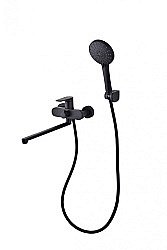 Смеситель для ванны D&K Bayern.Furth DA1523305 черный матовый купить в интернет-магазине сантехники Sanbest