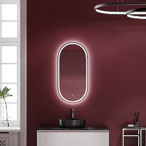 Зеркало Sancos Oval OV55F зеркальное в ванную от интернет-магазине сантехники Sanbest