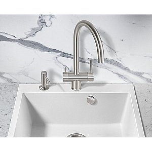 Смеситель для кухни Milacio Ultra MCU.554.SS нержавеющая сталь купить в интернет-магазине сантехники Sanbest