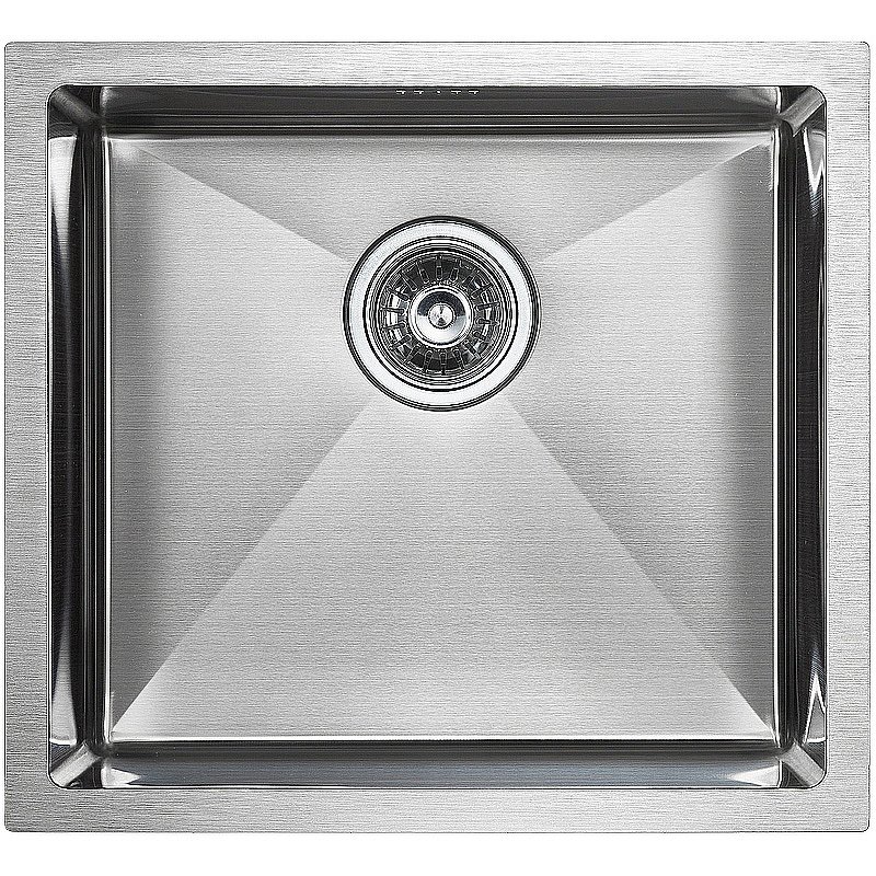 Кухонная мойка Paulmark Gerberg 48 PM254844-BS брашированная сталь купить в интернет-магазине сантехники Sanbest