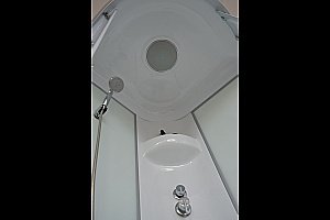 Душевая кабина Royal Bath RB90HP6-WC 90x90 профиль белый/стекло матовое купить в интернет-магазине Sanbest