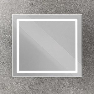 Зеркало BelBagno Kraft SPC-KRAFT-900-800-SENS-AL сатин в ванную от интернет-магазине сантехники Sanbest