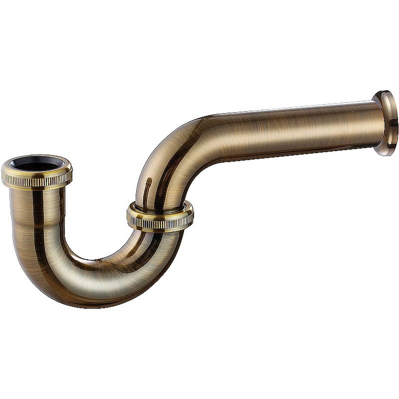 Сифон для биде Kaiser 976-1An бронза купить в интернет-магазине сантехники Sanbest