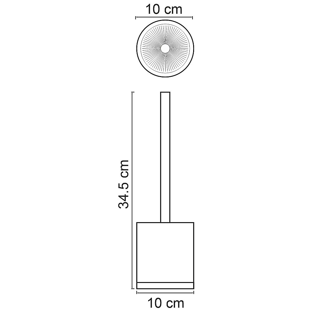 Ершик для туалета WasserKRAFT Lopau K-3327 купить в интернет-магазине сантехники Sanbest