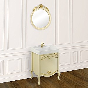 Тумба с раковиной Migliore Impero 60 бежевая для ванной в интернет-магазине Sanbest