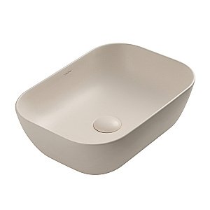 Раковина накладная ABBER Rechteck AC2200MBE светло-бежевая матовая купить в интернет-магазине Sanbest