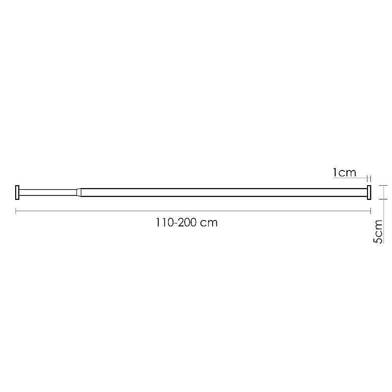 Карниз для ванны WasserKraft Aisch SC-551120 купить в интернет-магазине сантехники Sanbest