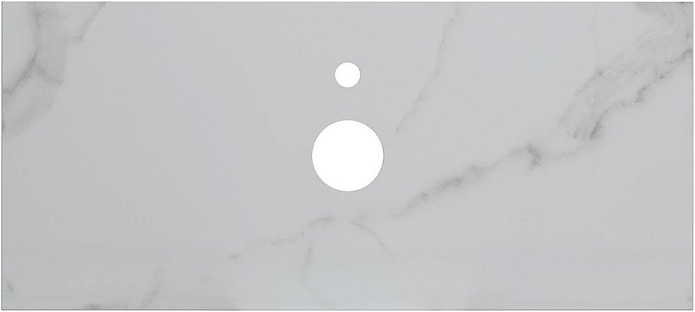 Столешница Aquanet Nova Lite 257595 100 мрамор для ванной в интернет-магазине сантехники Sanbest