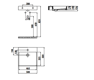 Раковина Creavit Next NX255 купить в интернет-магазине Sanbest