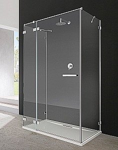 Душевой уголок Radaway Euphoria KDJ+S 100х75 стекло прозрачное/профиль хром купить в интернет-магазине Sanbest