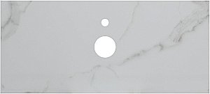 Столешница Aquanet Nova Lite 257595 100 мрамор для ванной в интернет-магазине сантехники Sanbest