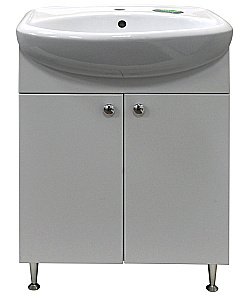 Тумба с раковиной Loranto Моника New CS00076239 55 раковина Арго 55, белая для ванной в интернет-магазине Sanbest