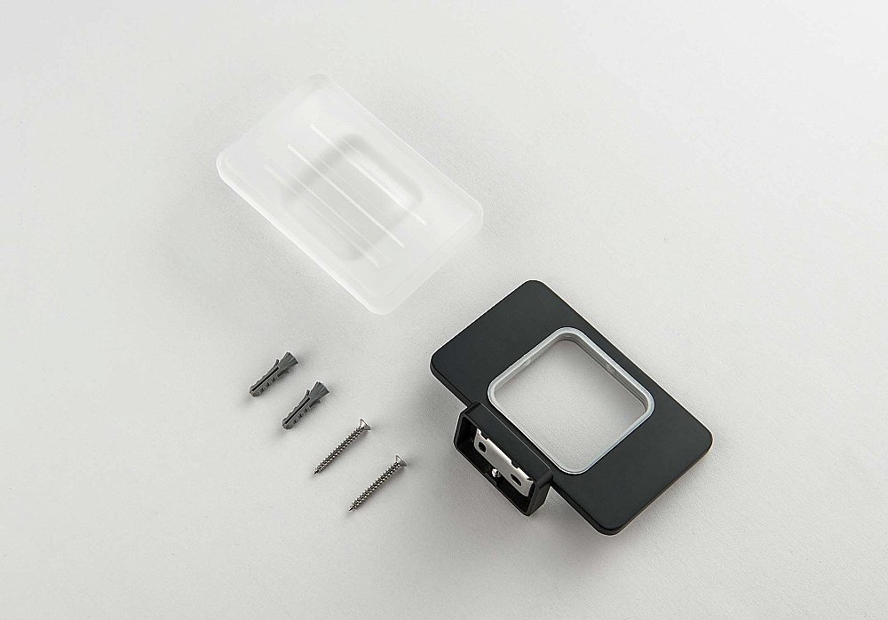 Мыльница Aquatek Либра AQ4303MB стекло матовое/черная матовая купить в интернет-магазине сантехники Sanbest