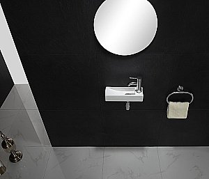 Раковина Ceramalux N 38 9048F белая купить в интернет-магазине Sanbest