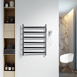 Полотенцесушитель электрический WONZON & WOGHAND ESSEN, Темный графит (WW-A405-GM) купить в интернет-магазине сантехники Sanbest