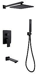 Душевая система ABBER Weiss Insel AF8017B черная матовая купить в интернет-магазине сантехники Sanbest