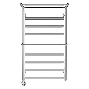 Полотенцесушитель электрический Terminus Хендрикс плюс П9 500x896 левый/правый купить в интернет-магазине сантехники Sanbest