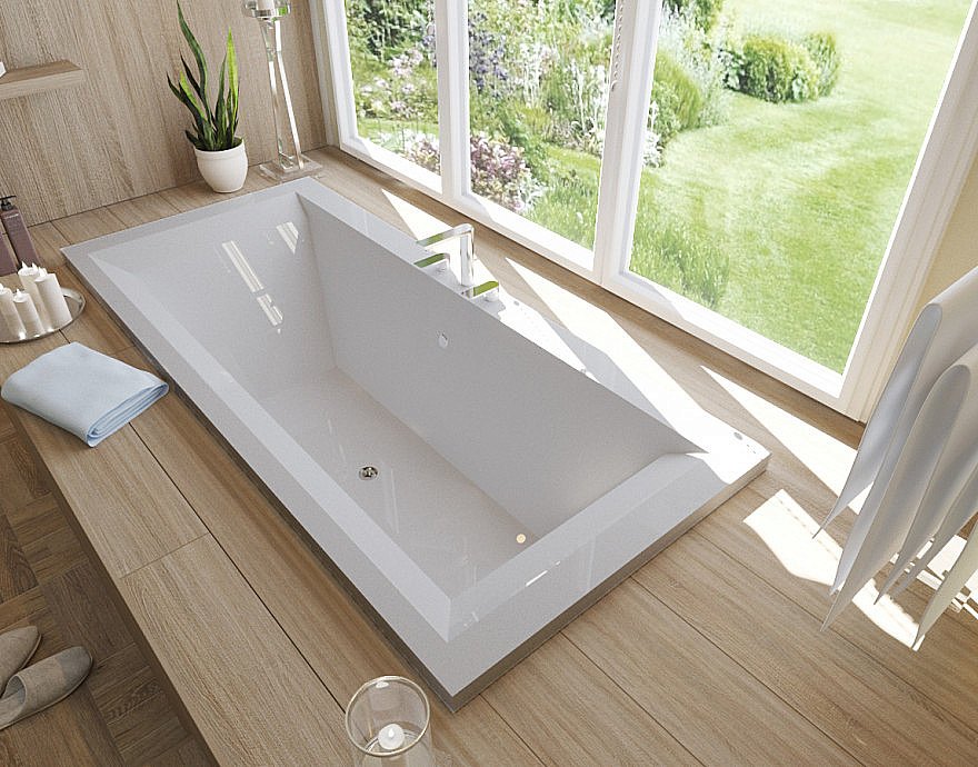 Ванна Эстет STELLA silk 180x80 белая матовая купить в интернет-магазине Sanbest