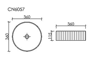 Раковина Ceramica Nova Element CN6057MSG серая матовая купить в интернет-магазине Sanbest