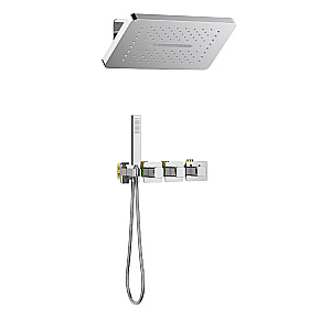 Душевая система встроенная с термостатом Timo Petruma SX-5249/00SM хром купить в интернет-магазине сантехники Sanbest