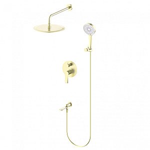 Душевая система встраиваемая WONZON & WOGHAND BRILLIANT, Брашированное золото (WW-88939079-BG) купить в интернет-магазине сантехники Sanbest